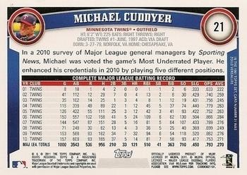 2011 Topps - Diamond Anniversary Limited Edition #21 Michael Cuddyer Back