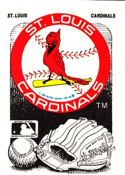 1987 Fleer - Team Stickers #NNO Baltimore Orioles / Atlanta Braves Back