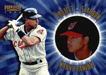 1996 Pinnacle - Project Stardom #14 Manny Ramirez Front