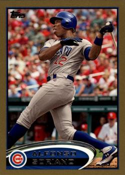 2012 Topps - Gold #348 Alfonso Soriano Front