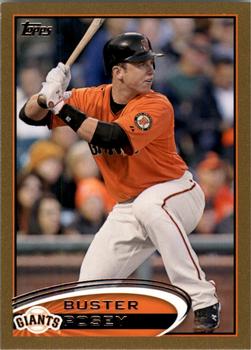 2012 Topps - Gold #398 Buster Posey Front