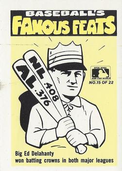1986 Fleer - Team Stickers #NNO Texas Rangers Pennant Back