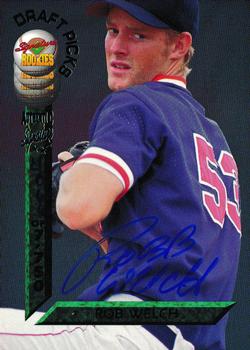 1994 Signature Rookies Draft Picks - Signatures #75 Robb Welch Front