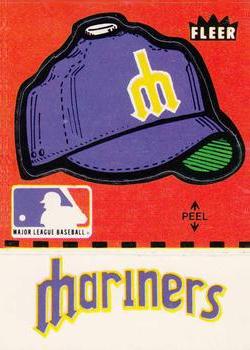 1982 Fleer - Team Stickers #NNO Seattle Mariners Cap Front