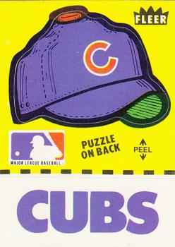 1982 Fleer - Team Stickers #NNO Chicago Cubs Cap Front