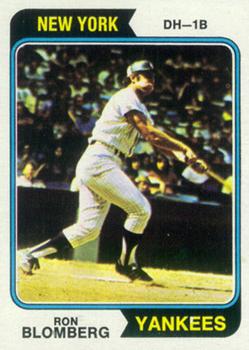 1974 Topps #117 Ron Blomberg Front
