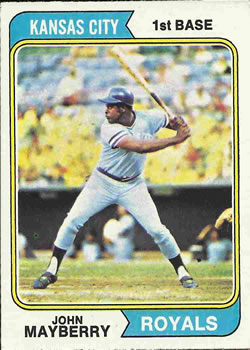 1974 Topps #150 John Mayberry Front