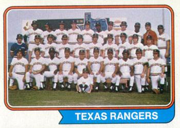 1974 Topps #184 Texas Rangers Front