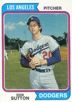 1974 Topps #220 Don Sutton Front
