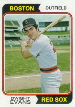 1974 Topps #351 Dwight Evans Front
