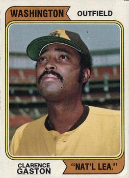 1974 Topps #364 Clarence Gaston Front