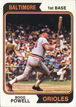 1974 Topps #460 Boog Powell Front