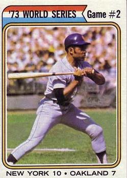 1974 Topps #473 '73 World Series Game #2 Front