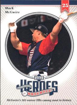 2002 Upper Deck Prospect Premieres - Heroes of Baseball: Mark McGwire #HMC5 Mark McGwire  Front