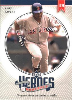 2002 Upper Deck Prospect Premieres - Heroes of Baseball: Tony Gwynn #HTG3 Tony Gwynn  Front
