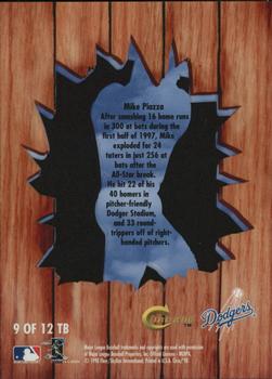 1998 Circa Thunder - Thunder Boomers #9TB Mike Piazza Back