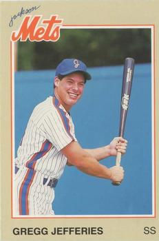 1987 Feder Jackson Mets #24 Gregg Jefferies Front