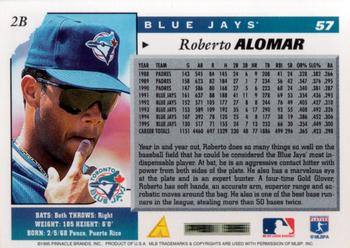 1996 Score #57 Roberto Alomar Back