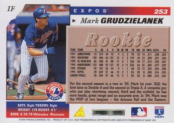 1996 Score #253 Mark Grudzielanek Back