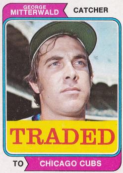1974 Topps - Traded #249T George Mitterwald Front