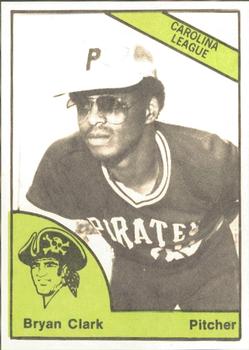 1978 TCMA Charleston Pirates #2 Bryan Clark Front