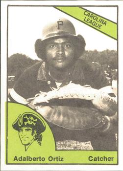 1978 TCMA Charleston Pirates #17 Adalberto Ortiz Front