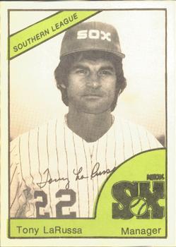1978 TCMA Knoxville Knox Sox #0026 Tony LaRussa Front