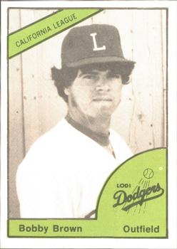 1978 TCMA Lodi Dodgers #2 Bobby Brown Front