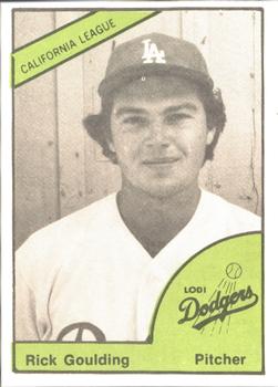 1978 TCMA Lodi Dodgers #6 Rick Goulding Front