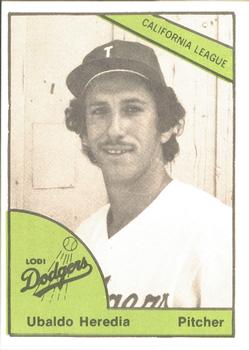 1978 TCMA Lodi Dodgers #8 Ubaldo Heredia Front