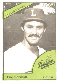 1978 TCMA Lodi Dodgers #18 Eric Schmidt Front