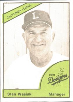 1978 TCMA Lodi Dodgers #25 Stan Wasiak Front