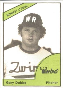 1978 TCMA Wisconsin Rapids Twins #0412 Gary Dobbs Front