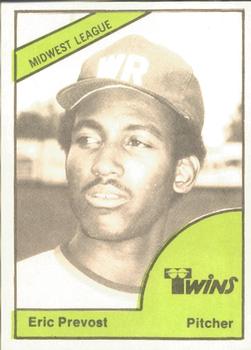1978 TCMA Wisconsin Rapids Twins #0416 Eric Prevost Front