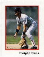 1990 Publications International Trivia Stickers #NNO Dwight Evans Front