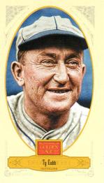 2012 Panini Golden Age - Mini Crofts Candy Blue Ink #2 Ty Cobb Front