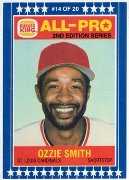 1987 Burger King All-Pro #14 Ozzie Smith Front