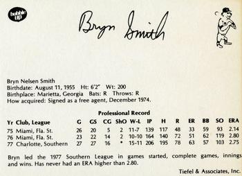 1978 Tiefel & Associates Denver Bears #NNO Bryn Smith Back