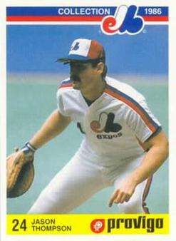 1986 Provigo Montreal Expos #15 Jason Thompson Front