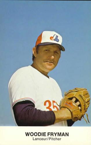 1979 Montreal Expos Postcards #NNO Woodie Fryman Front
