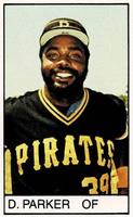 1983 All-Star Game Program Inserts #NNO Dave Parker Front