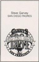 1984 All-Star Game Program Inserts #NNO Steve Garvey Back