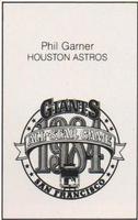 1984 All-Star Game Program Inserts #NNO Phil Garner Back