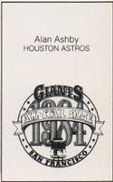 1984 All-Star Game Program Inserts #NNO Alan Ashby Back
