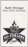 1985 All-Star Game Program Inserts #NNO Butch Wynegar Back