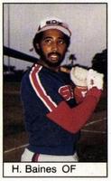 1985 All-Star Game Program Inserts #NNO Harold Baines Front