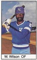 1985 All-Star Game Program Inserts #NNO Willie Wilson Front