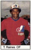 1985 All-Star Game Program Inserts #NNO Tim Raines Front