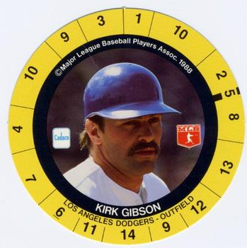 1989 Cadaco Discs #NNO Kirk Gibson Front