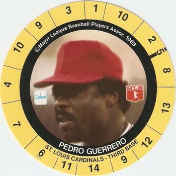 1989 Cadaco Discs #NNO Pedro Guerrero Front